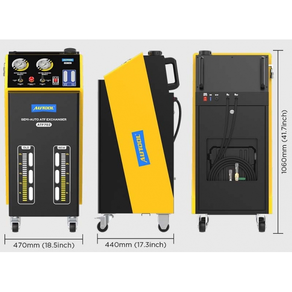 Semi automatic transmission fluid exchange station Autool ATF702