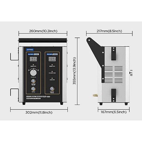 Устройство для проверки и заправки системы охлаждения Autool SC301