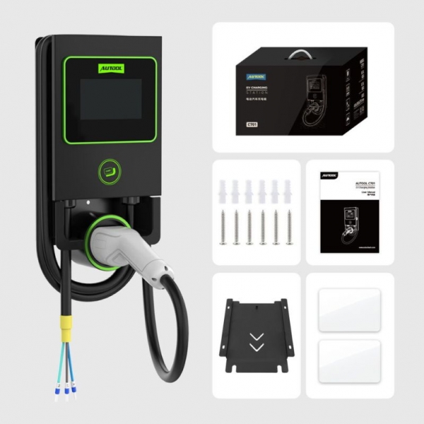 Elektromobilių įkrovimo stotelė namams Autool C701