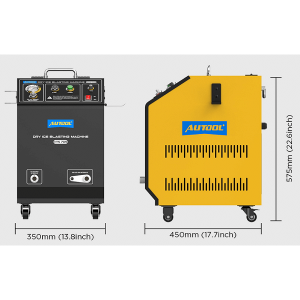 Машина для очистки сухим льдом AUTOOL HTS705