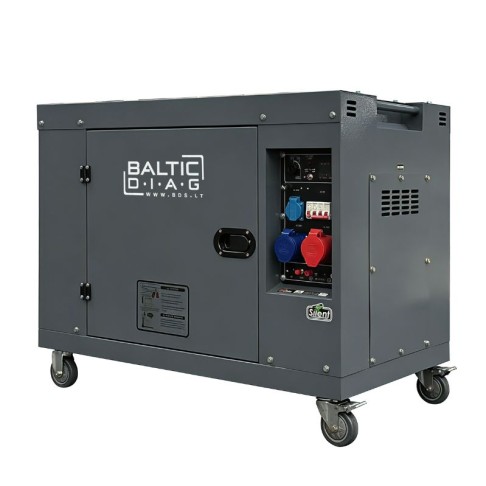 Мобильный дизельный генератор BD12500SE, 9,5 кВт