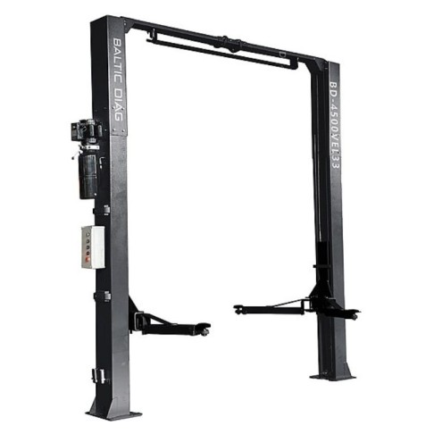 Dviejų kolonų keltuvas su elektromagnetiniu fiksavimu ir 3 + 3 pakopų letenomis, 4,5T BD-4500VEL33