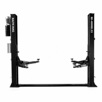 Double post lifter with electromagnetic safety locking, 3 + 3-steps arms 4t BD-4000EL33