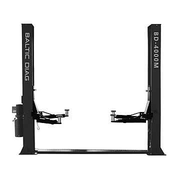 Two-Post Car Lift 4000 kg with Mechanical Arm Locking and 2 + 2 Stage Arms, BD-4000M