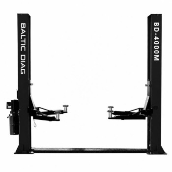 Two-Post Car Lift 4000 kg with Mechanical Arm Locking and 2 + 2 Stage Arms, BD-4000M