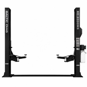 Double column lifter with mechanical claw locking and 2 + 3 stage claws, 4T BD-4000M3