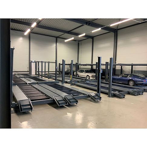 Четырёхстоечный парковочный подъёмник на 4 автомобиля