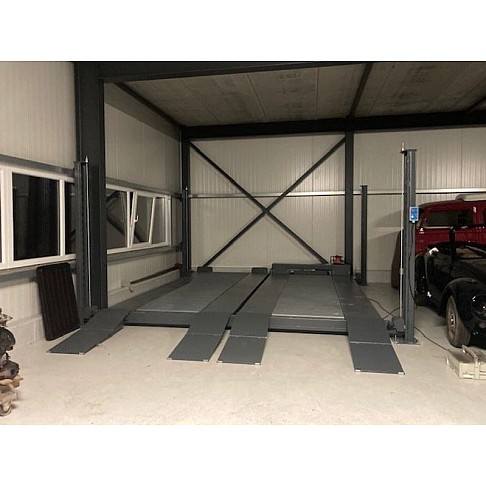 Четырёхстоечный парковочный подъёмник на 4 автомобиля