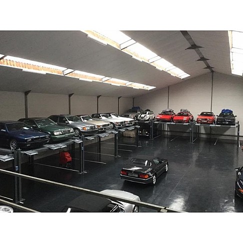 Четырёхстоечный парковочный подъёмник на 4 автомобиля