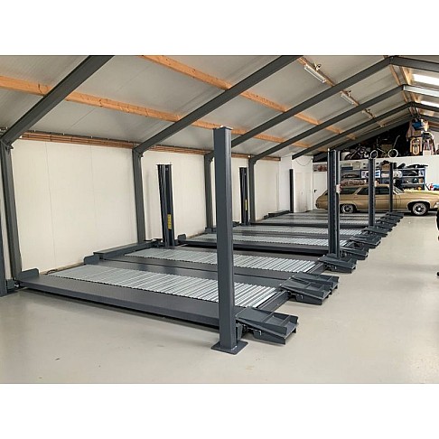 Четырёхстоечный парковочный подъёмник на 4 автомобиля