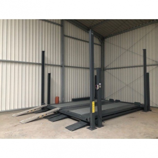 Four post six car parking lift