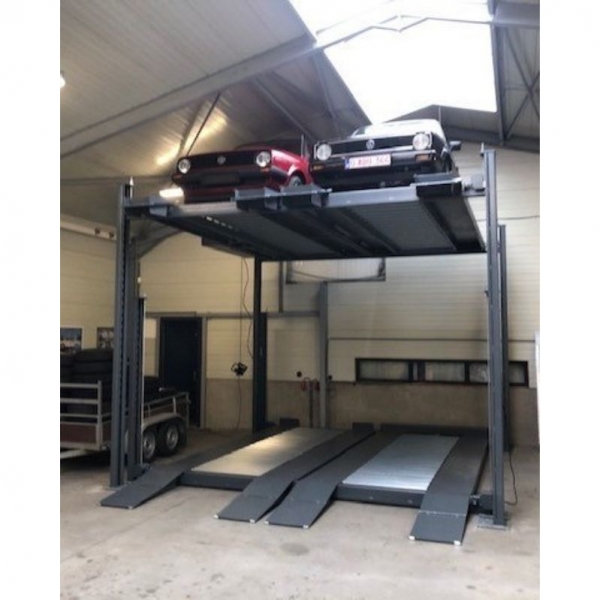 Four post six car parking lift