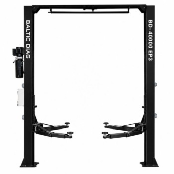 Two-post car lift 4000 kg, with electromagnetic arm locking and 2 + 3 stage arms, BD-4000EP3