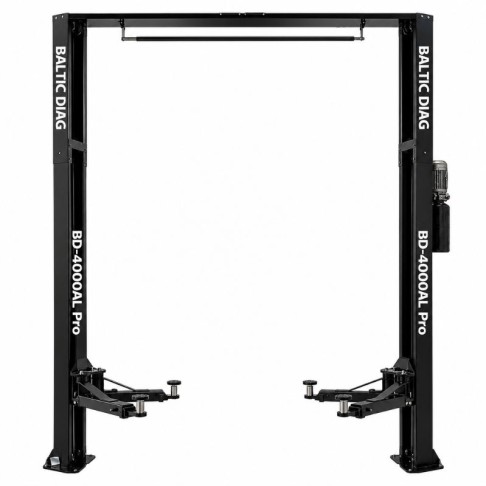 Двухколонный асимметричный подъемник, 2+3 когтя, BD-4000AL Pro