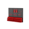 Подвесная перфорированная стенка для инструментов с 52 частями, 1200 x 900 x 25 мм