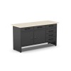 Professional workbench with 30 mm wooden top, 1600 x 600 x 850 mm