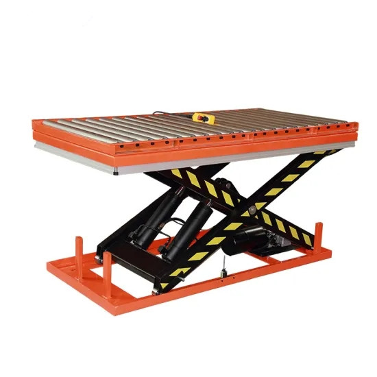 Electro-hydraulic lifting table with rollers 1-4t