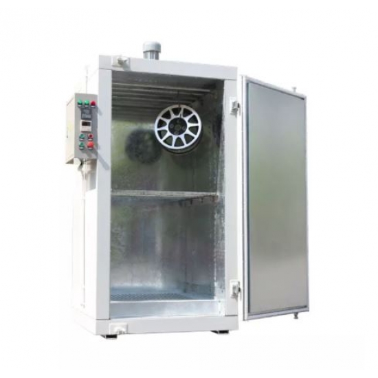 Wheel powder coating furnace features