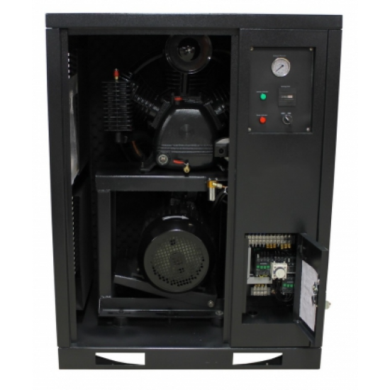 Stūmoklinis oro kompresorius su izoliuojančia garso dėže „Zion Air“ 5,5Kw 12,5Bar