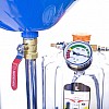 Pneumatic waste oil collection tank with plastic reservoir Castex 80 liters