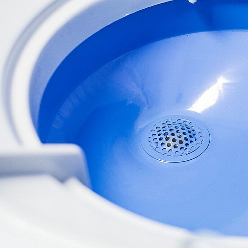 Pneumatic waste oil collection tank with plastic reservoir Castex 80 liters