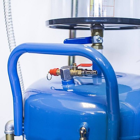 Air-operated wasted oil drainer, extractor, Castex 80l