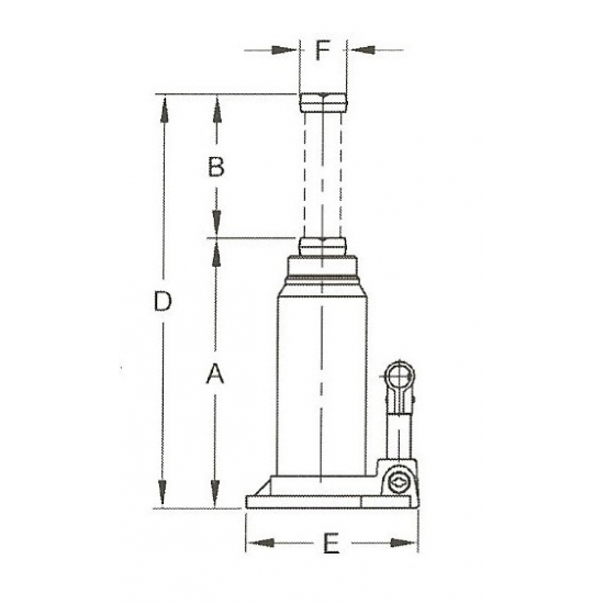 Cylinder hydraulic jack CBJ30