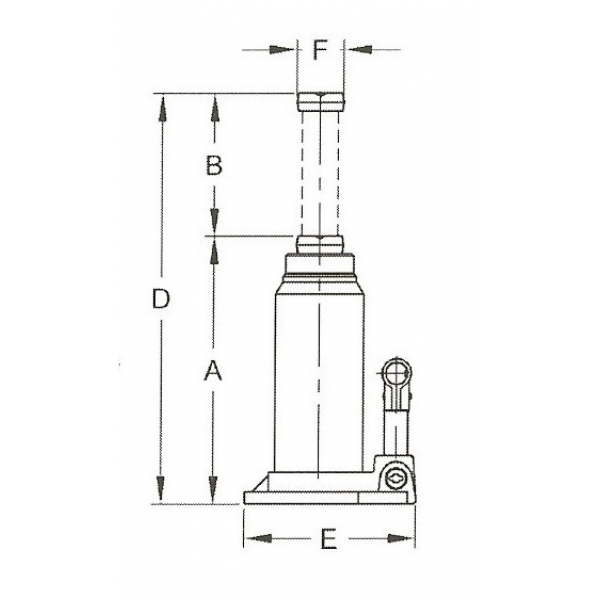 Cylinder hydraulic jack CBJ30