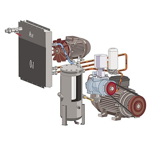 Screw air compressor 30 kW Comprag