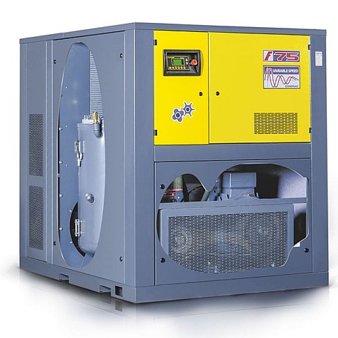 Screw air compressor with frequency control 90 kW Comprag