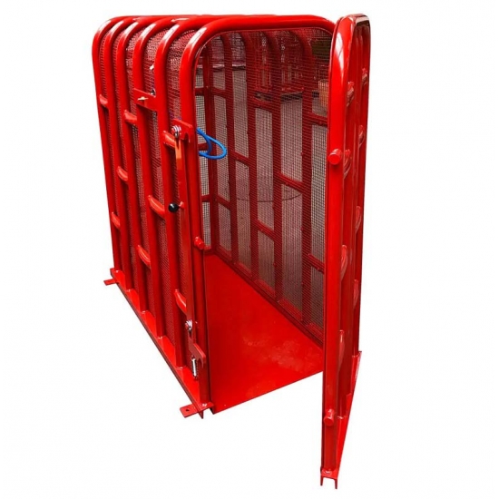 Protective tire inflation cage for truck, agricultural machinery, and trailer tires Coton