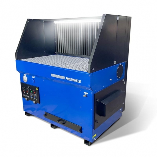 Grinding table with dust extraction system KTF downdraft FRESHWELD