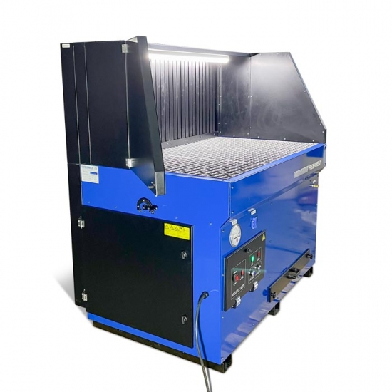 Grinding table with dust extraction system KTF downdraft FRESHWELD