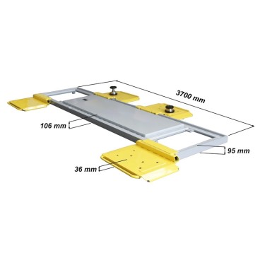 Car body straightening stand Master 3700 BT 2RO