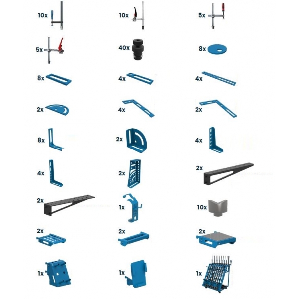 Welding table accessories set GPPH PRO 146pcs No.1