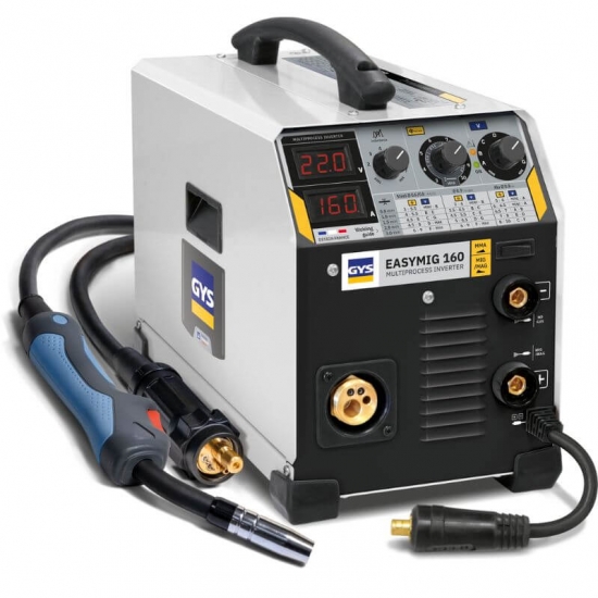 Semi-automatic welding machine for MIG/MAG and MMA welding GYS EASYMIG 160