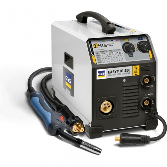 Semi-automatic welding machine for MIG/MAG and MMA welding GYS EASYMIG 150