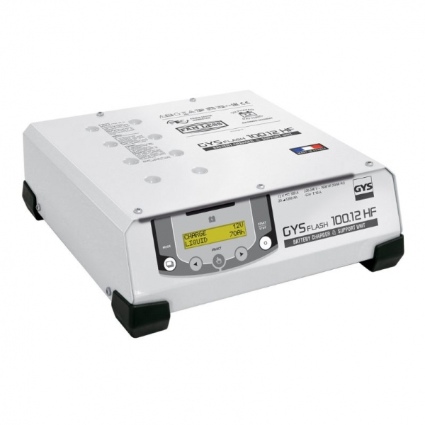 Battery charger – voltage maintenance device GYSFLASH 100-12 HF (with a 5-meter long power cable)