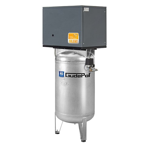 Vertical air compressor 270 l, 700 l/min, 10 bar GudePol