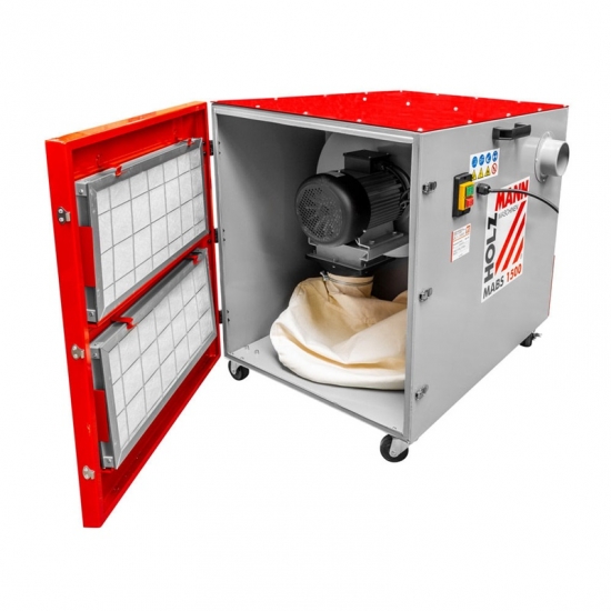 Metalo drožlių dulkių surinkėjas Holzmann MABS1500 400V