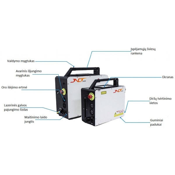 Portable laser rust removal device JNCT P-50W