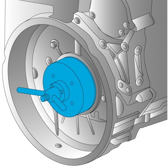 Tool to assemble the rear crankshaft seal Jaltest