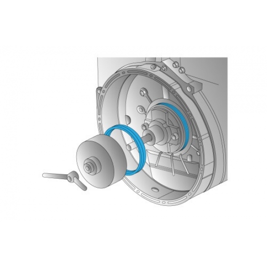 Инструмент для установки заднего сальника коленчатого вала Renault/Volvo Jaltest