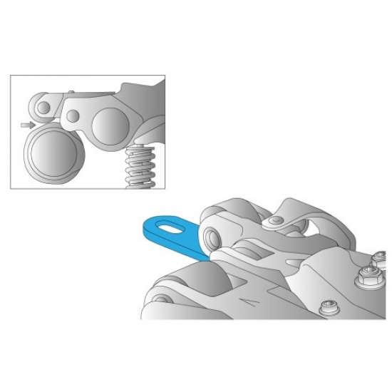 Engine brake valve adjustment tool Jaltest