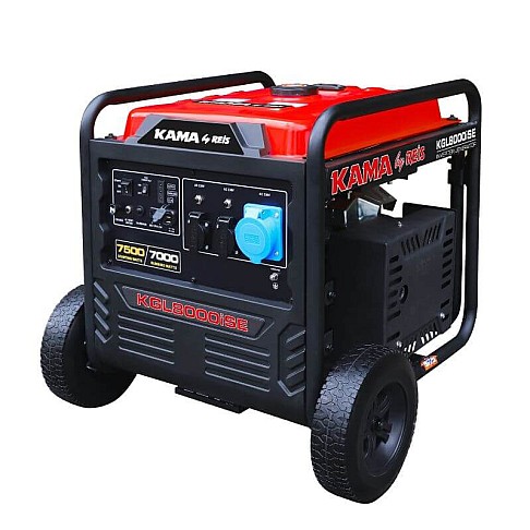 Бензиновый инверторный генератор KAMA KGL8000ISE 7,5 кВт