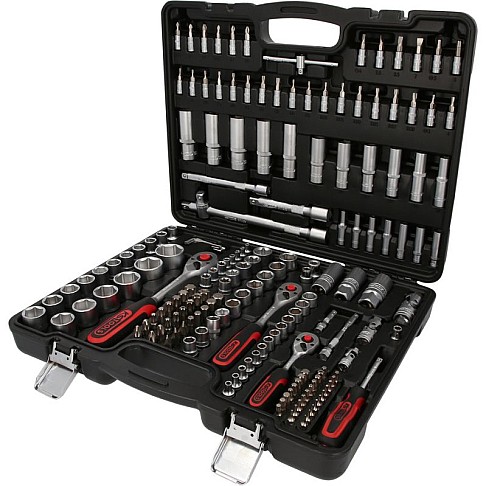 Tool set KS Tools, 179 pcs. 1/4 ”; 3/8 ”; 1/2 ”6 point heads.