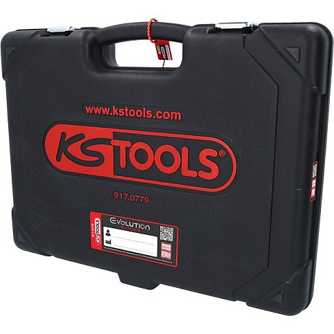 Tool set KS Tools, 179 pcs. 1/4 ”; 3/8 ”; 1/2 ”6 point heads.