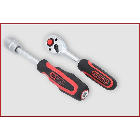 Tool set KS Tools, 179 pcs. 1/4 ”; 3/8 ”; 1/2 ”6 point heads.