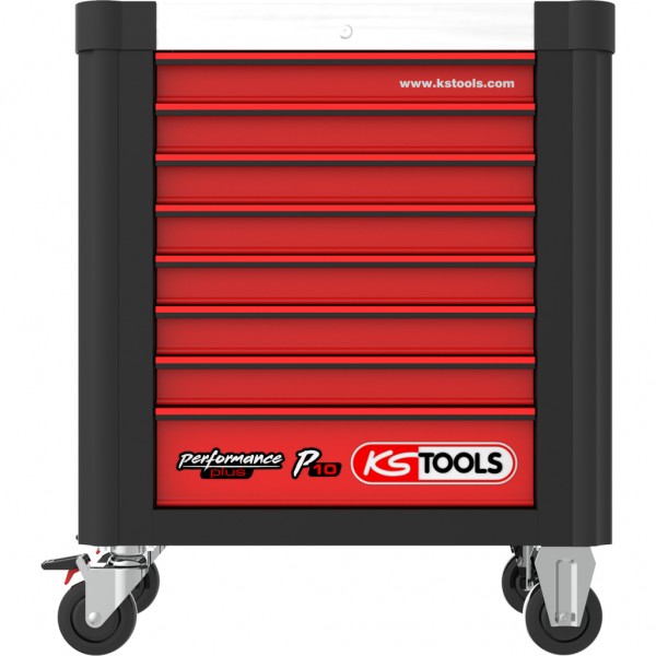 Performanceplus P10 tool trolley set with 399 tools, 7 drawers KS Tools