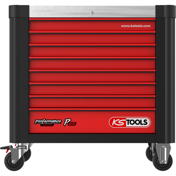 Performanceplus P25 tool trolley set with 660 tools, 8 drawers KS Tools